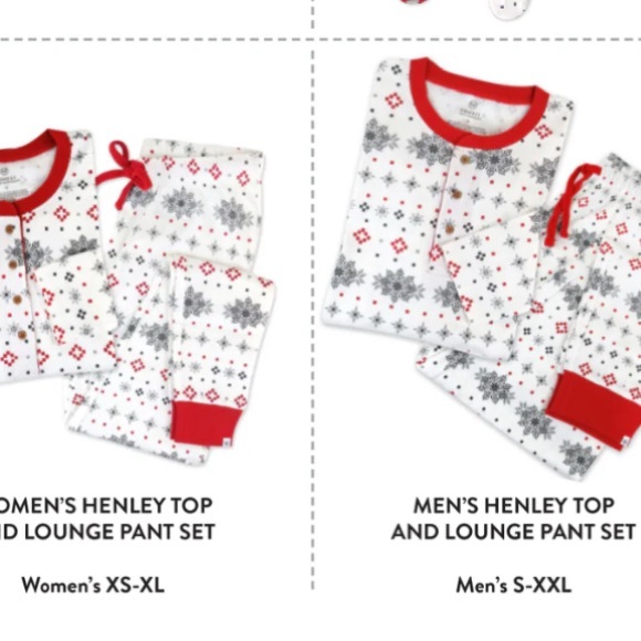 Honest Baby Clothing Jumbo Fair Isle Matching Family Holiday Pajamas Women’s XL - Picture 2 of 6